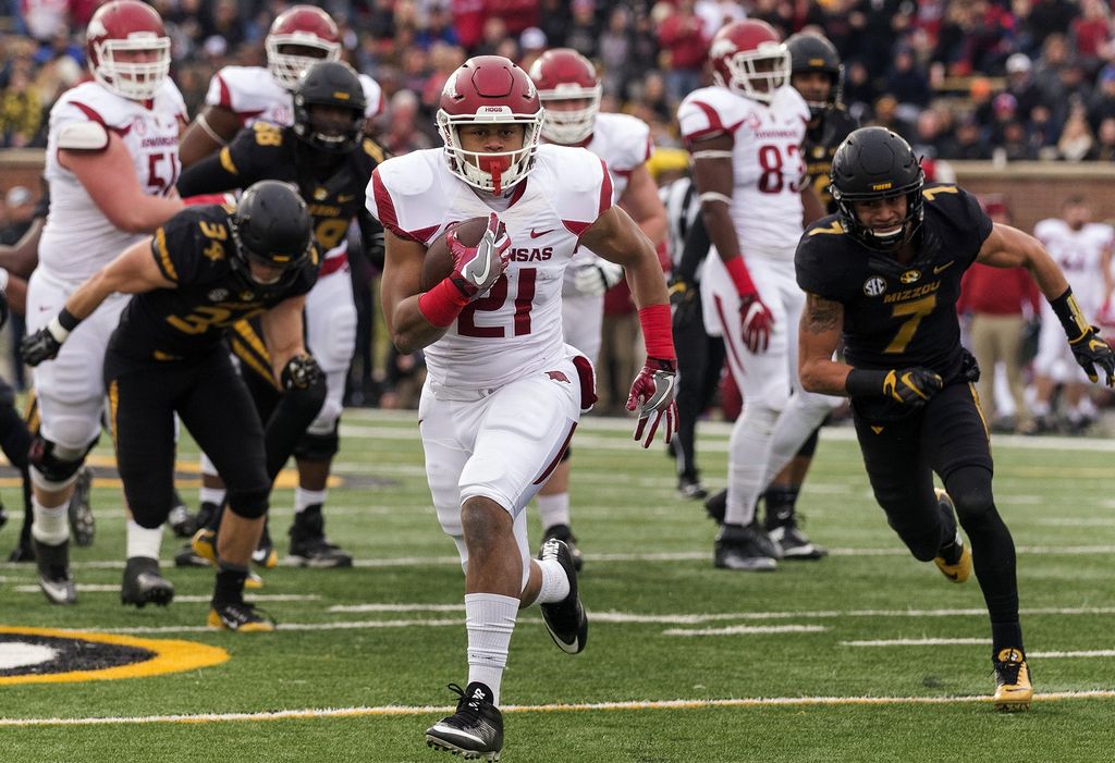 Arkansas RB Whaley expects to shine in No. 1 role