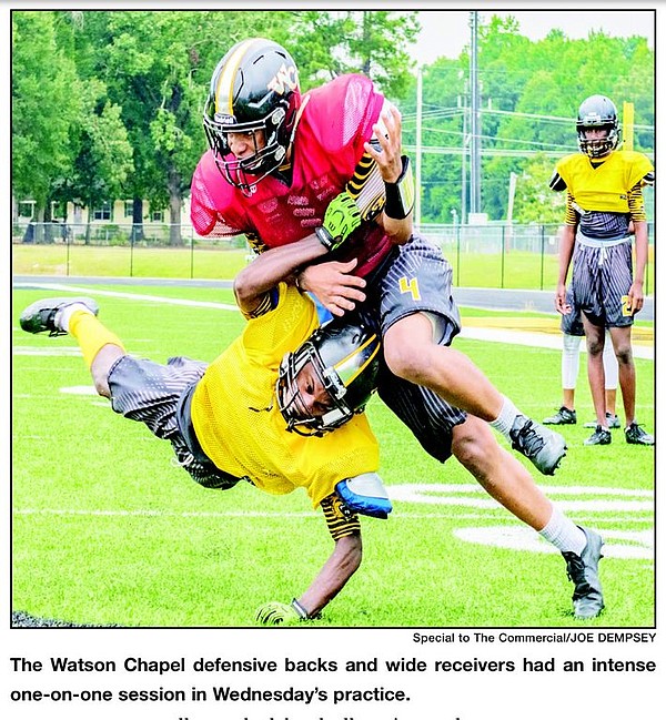 Watson Chapel Wildcats bare claws at practice Northwest Arkansas