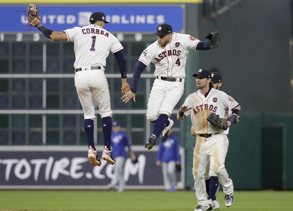 Astros start fast, top Dodgers 5-3 for 2-1 World Series lead