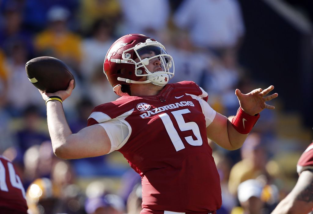 Arkansas QB Cole Kelley suspended following arrest