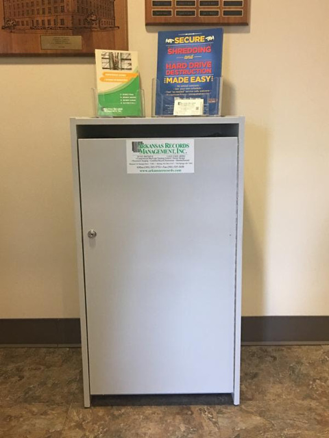Shredding unit now available in Alliance/Chamber lobby