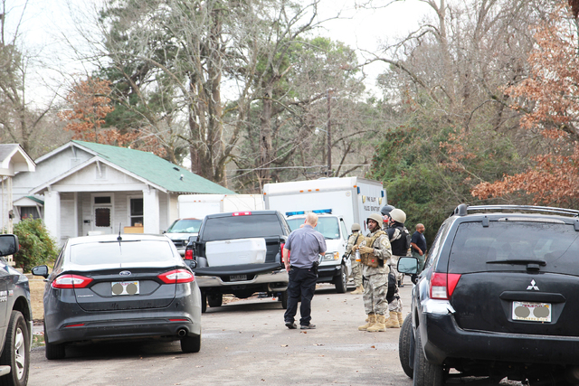 PBPD SWAT and Narcotics officers serve search warrant