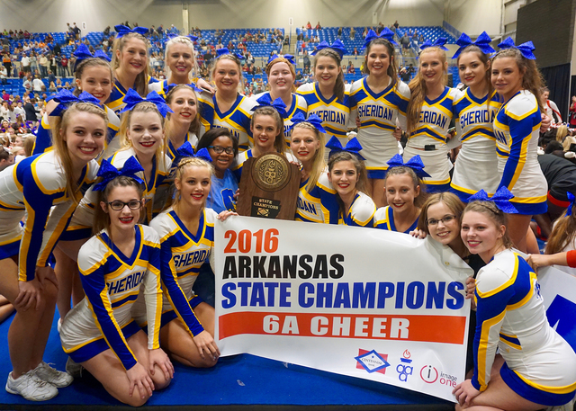 Sheridan cheerleaders win first place award