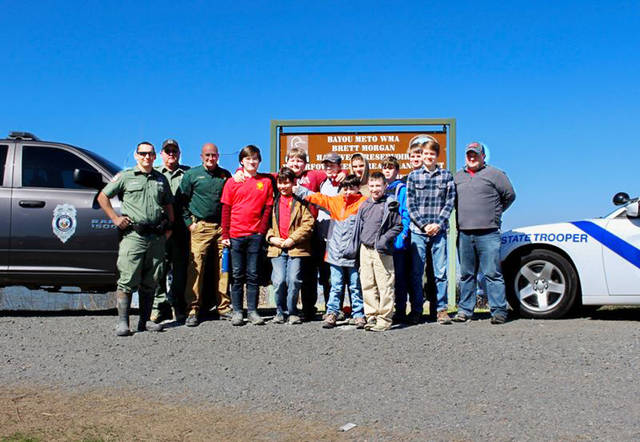 AGFC, state troopers, Boy Scouts clean Bayou Meto