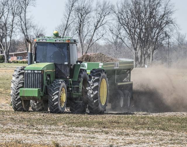 Spring planting on the farm