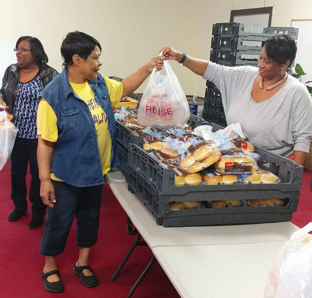Receiving fresh bread
