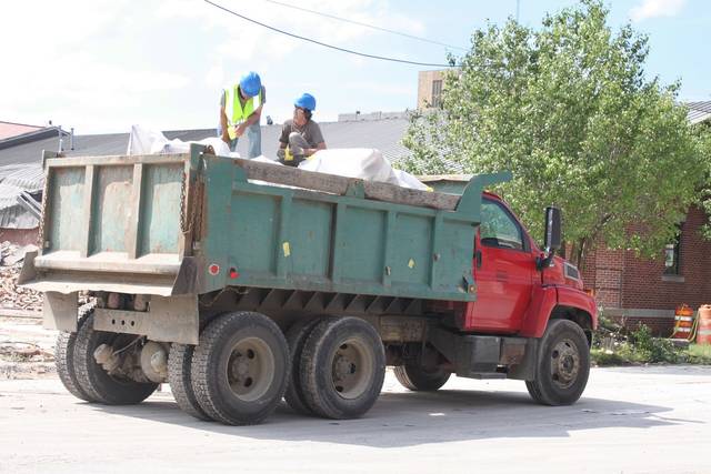 Jefferson County, city lend trucks for Trice building cleanup