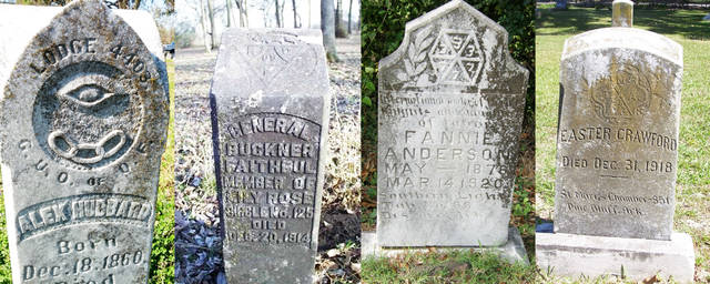 African American fraternal headstones topic at Lakeport