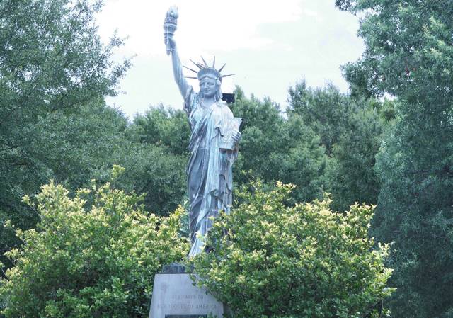 Pine Bluff’s ‘Lady Liberty’ landmark still stands proud