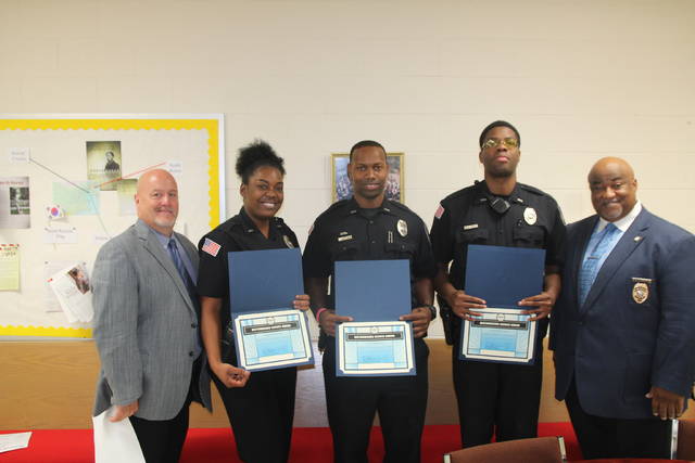 Police recognize 4 for exceptional performance