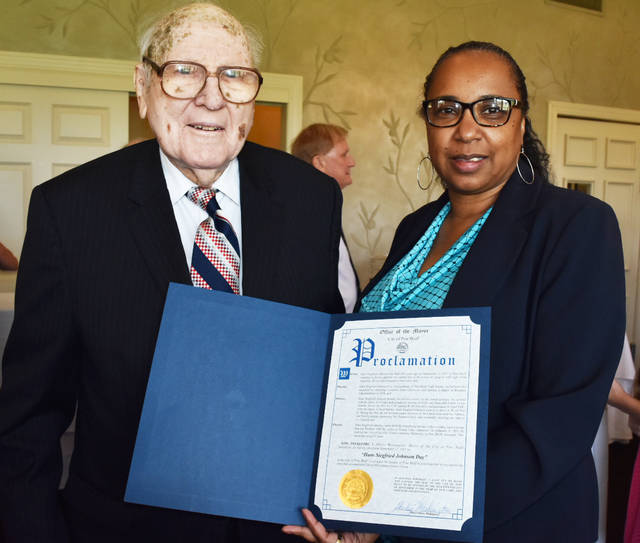 Siegfried Johnson celebrates 100th birthday