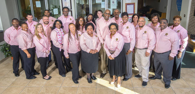 Judge Brown’s office dons pink for cancer awareness