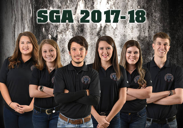 UAM Student Government Officers for 2017-18