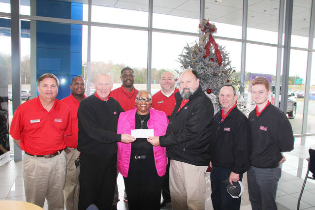 Smart Chevrolet offers nearly $3k to PBC Christmas fund
