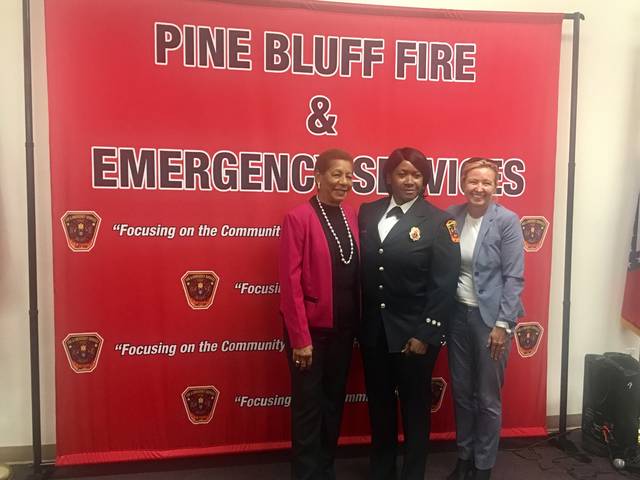 First female firefighter promoted to first female lieutenant