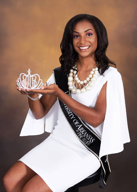 Miss UAPB campaigning for EBONY magazine feature