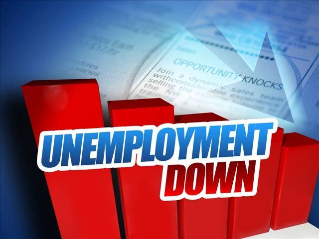 City, county see unemployment rates drop