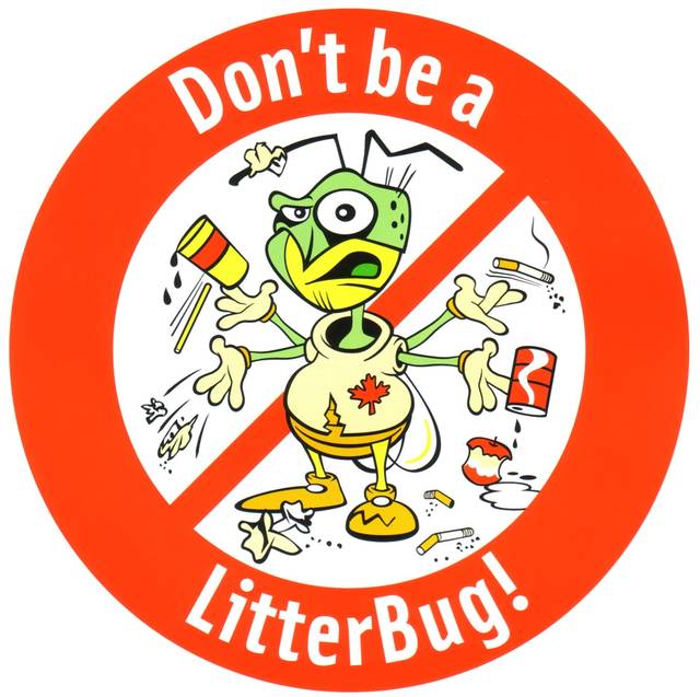 Litter bugs hurt city