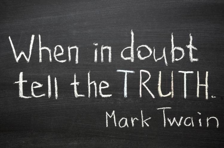 Tell the truth