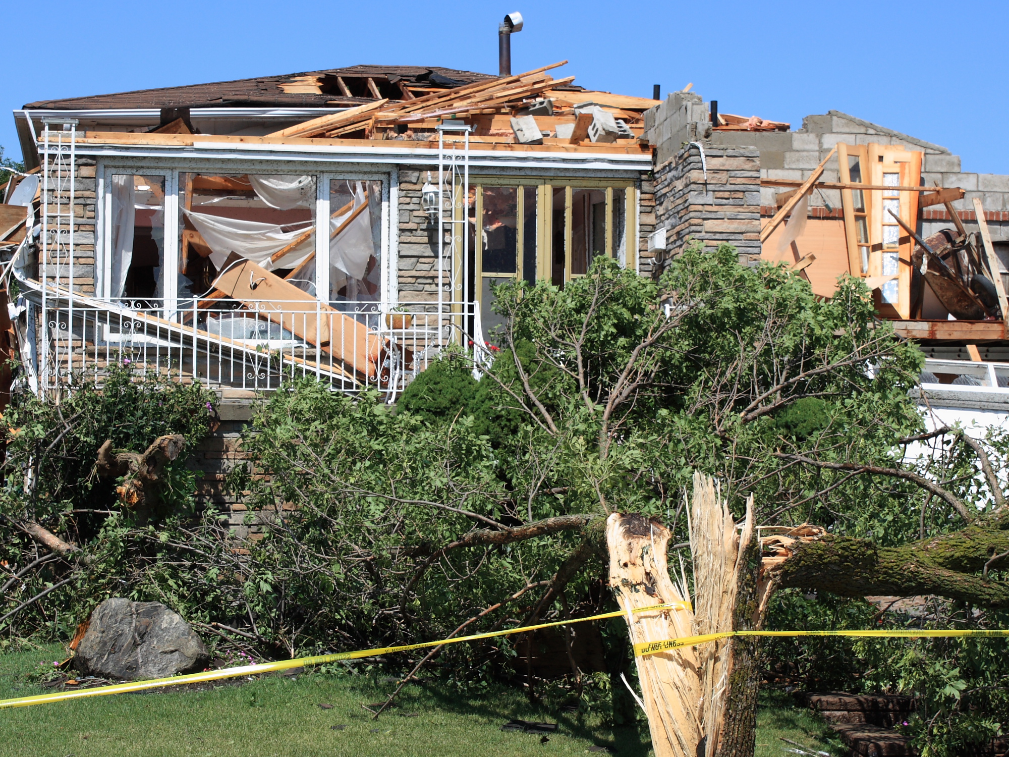 Networx: Roof blown off