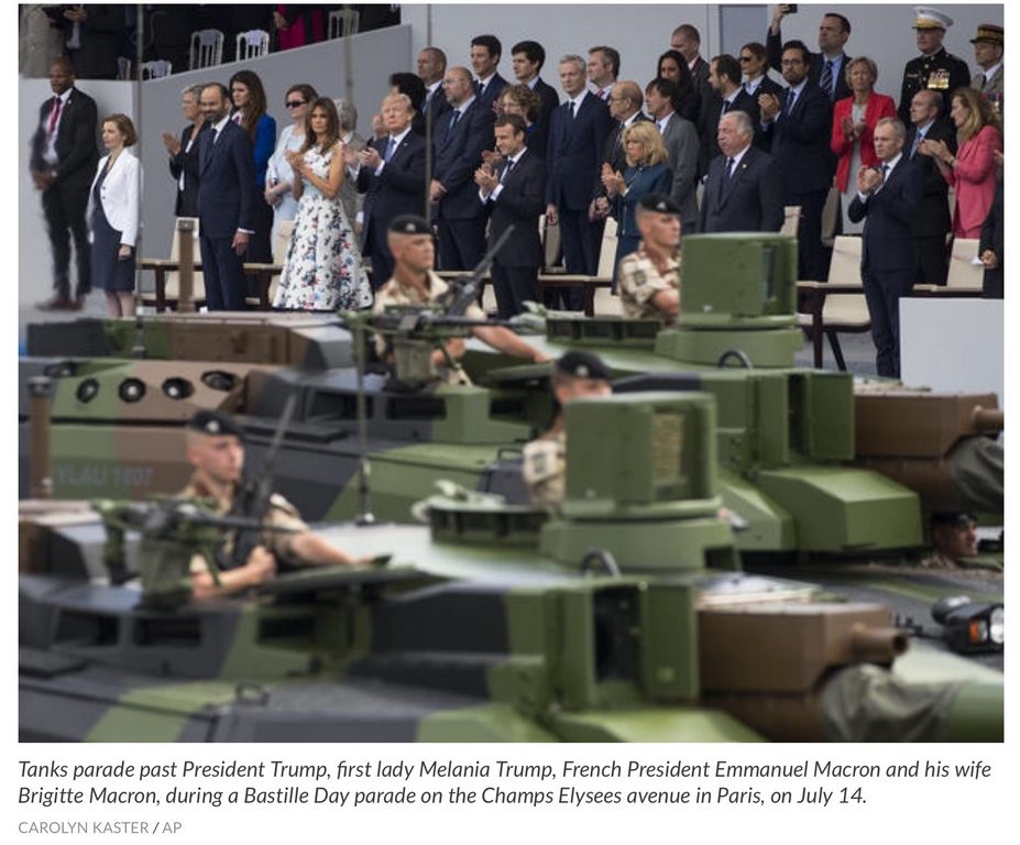 Pentagon says Trump ordered Washington military parade