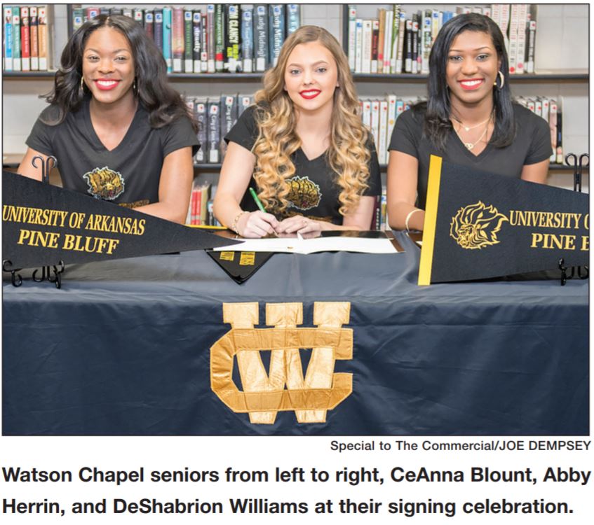 First white cheerleader among 3 to sign with UAPB Monday