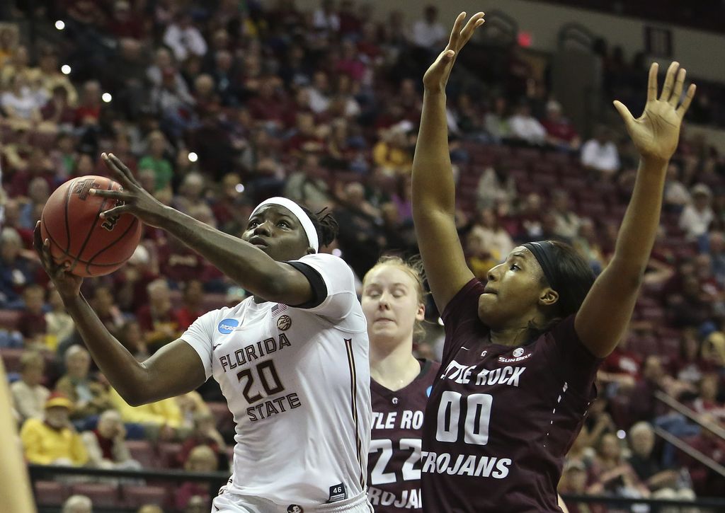 Thomas leads third-seeded Florida State over UALR women