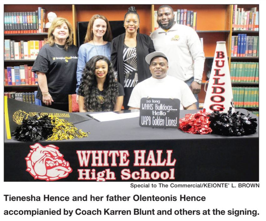 White Hall cheerleader will further career at UAPB