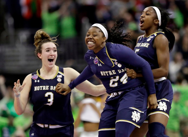 Notre Dame tops Mississippi State to win NCAA women’s basketball title