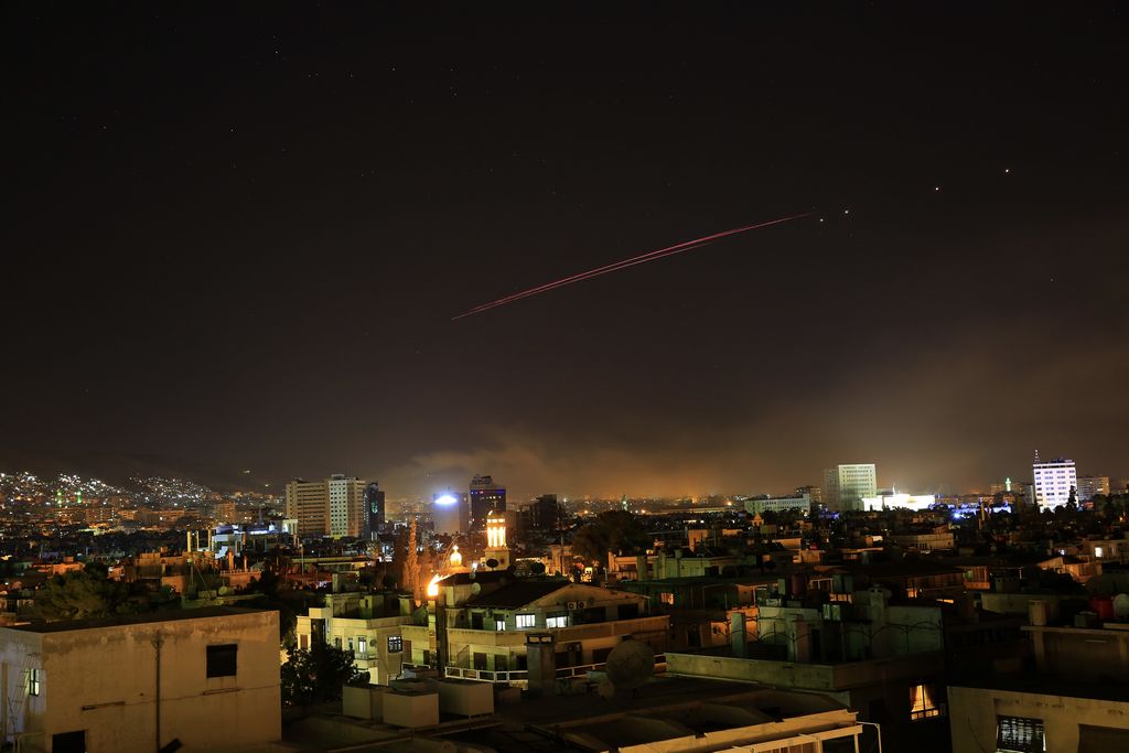 US LEADS ATTACK ON SYRIA