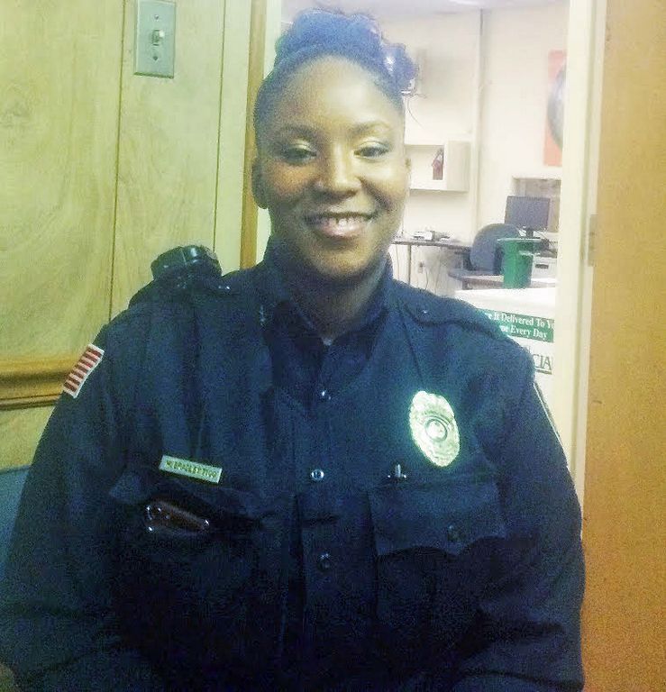 PBPD Officer Whitney Bradley looking at dual careers