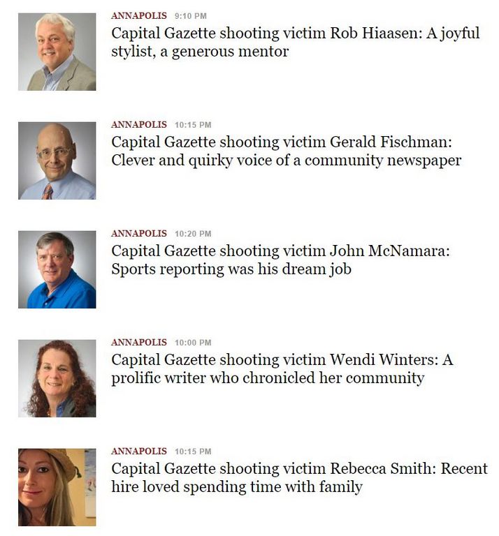 Staffers resolve to put out paper despite fatal shooting