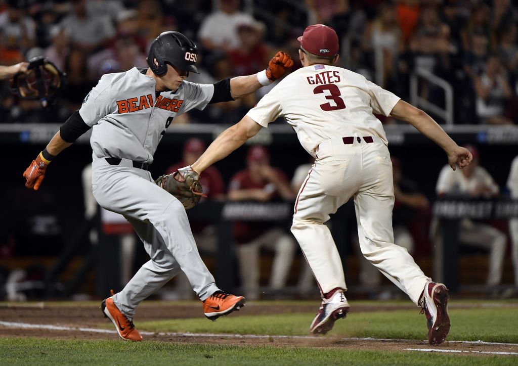 Oregon St. wins 5-3 to force Game 3 in CWS