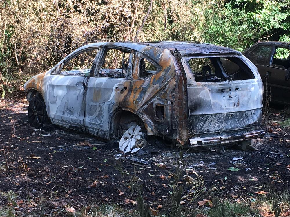 Murder victim’s vehicle found burned in PB