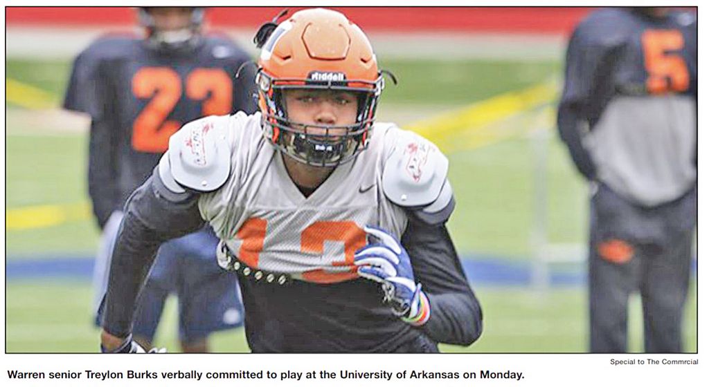 Warren’s Treylon Burks commits to Arkansas over Clemson, LSU, FSU