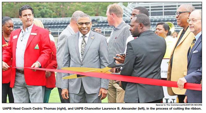 UAPB holds ribbon cutting ceremony for new Simmons Bank Field