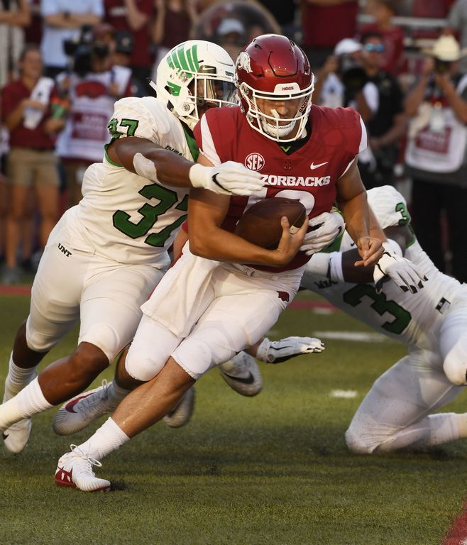 Arkansas QB Ty Storey will start at No. 9 Auburn