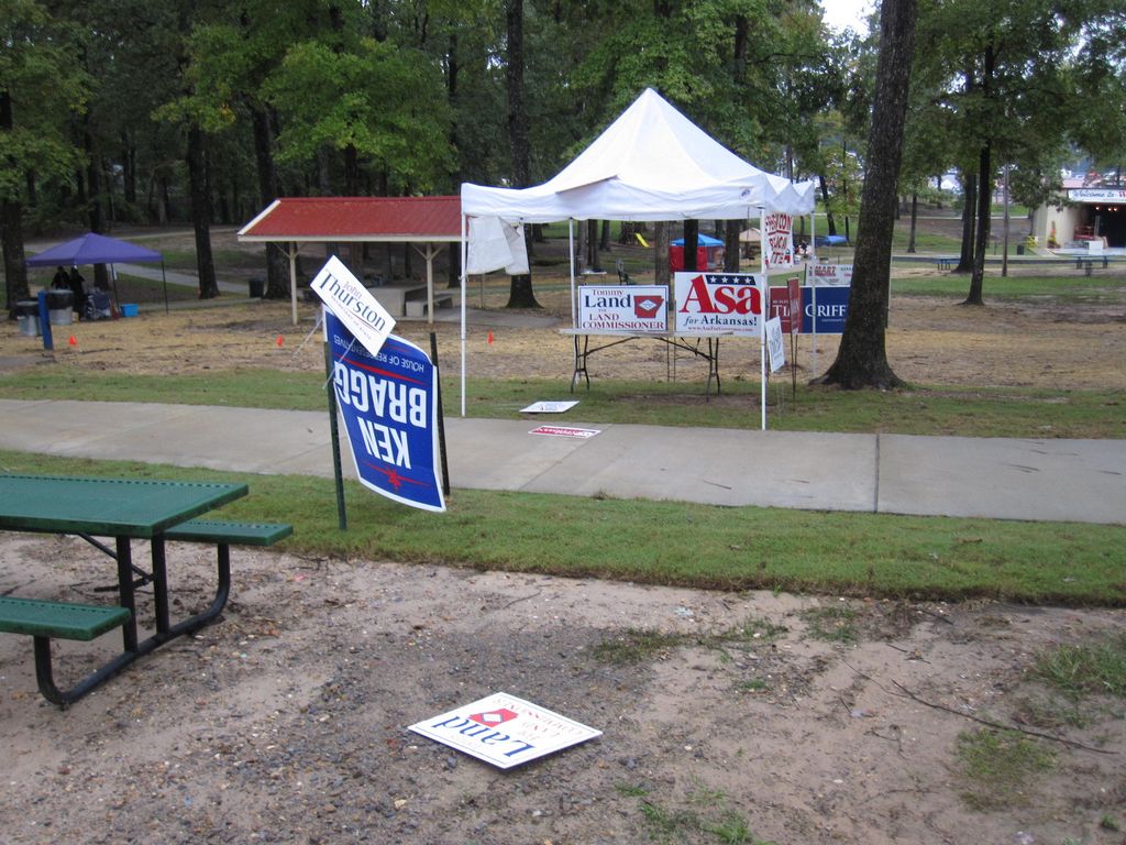 Vandals strike Republicans at Founders Day