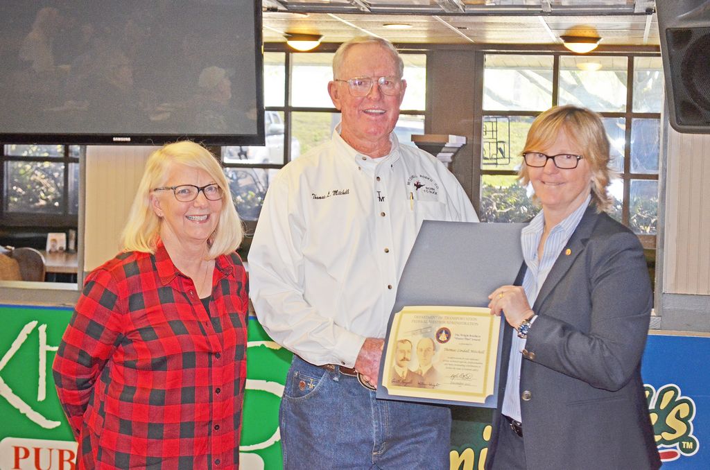 Area man celebrates 50 years of accident-free aviation
