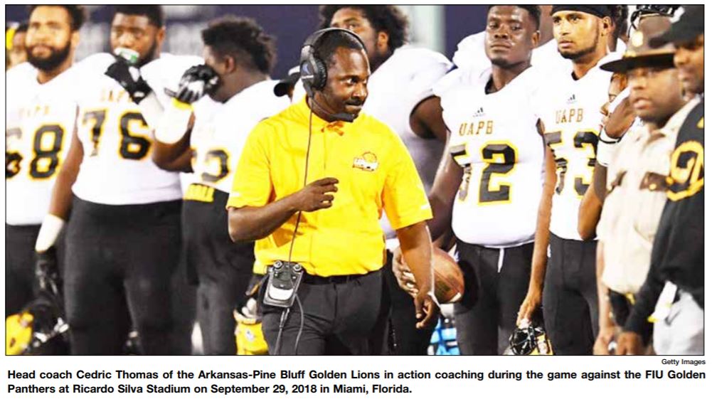 UAPB’s Thomas hopeful for team after first SWAC win of season