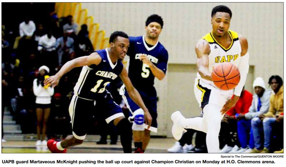 UAPB rolls past Champion Christian 84-51 at H.O. Clemmons