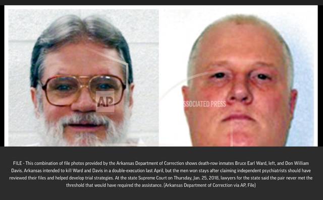 3 Arkansas inmates press challenges in death penalty cases