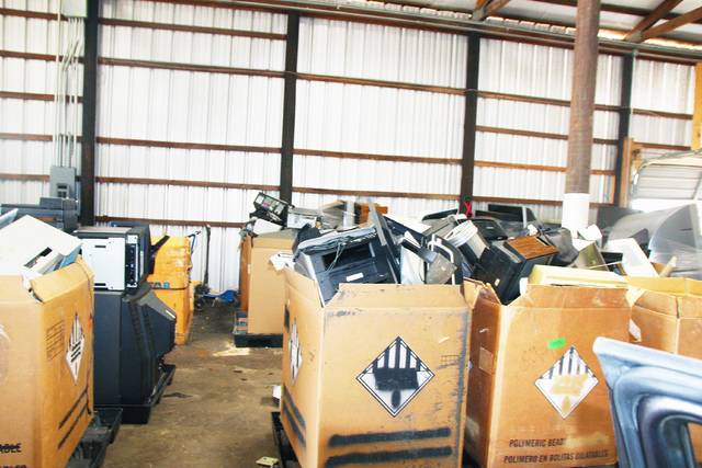 County’s recycling center full of electronic waste