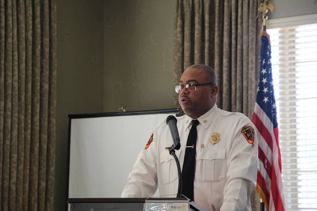 Fire chief talks about training, fire stations at Rotary