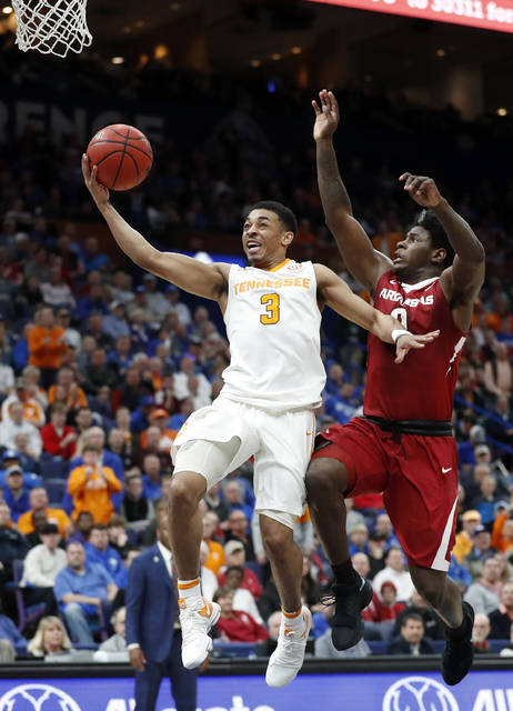 Bone leads hot-shooting Tennessee past Arkansas 84-66