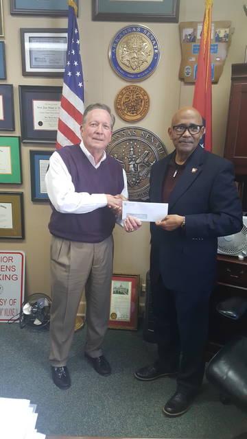 Check presented for Hestand Stadium needs