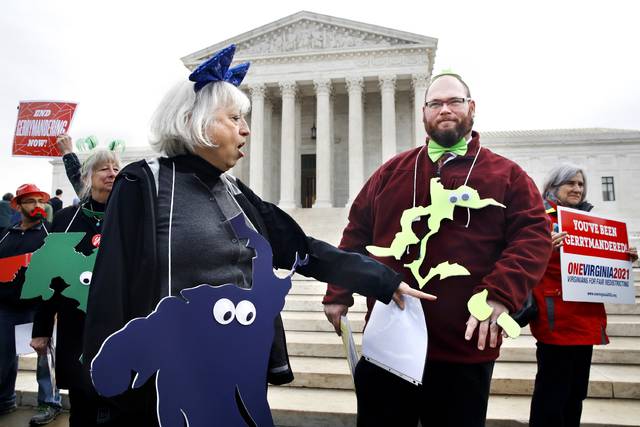 Justices struggle with partisan redistricting