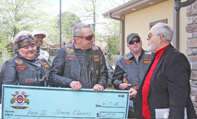 Fire and Iron Motorcycle Club gives more than $6k to Special Olympics