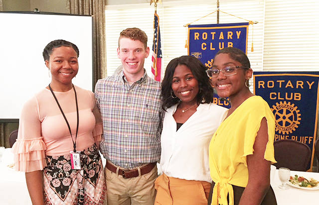Rotary clubs sponsor students at leadership program
