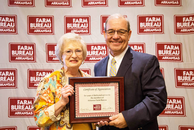 Farm Bureau honors area representative for 38 years